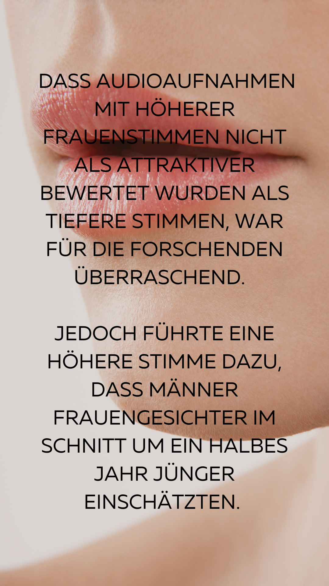 Attraktive Stimmen