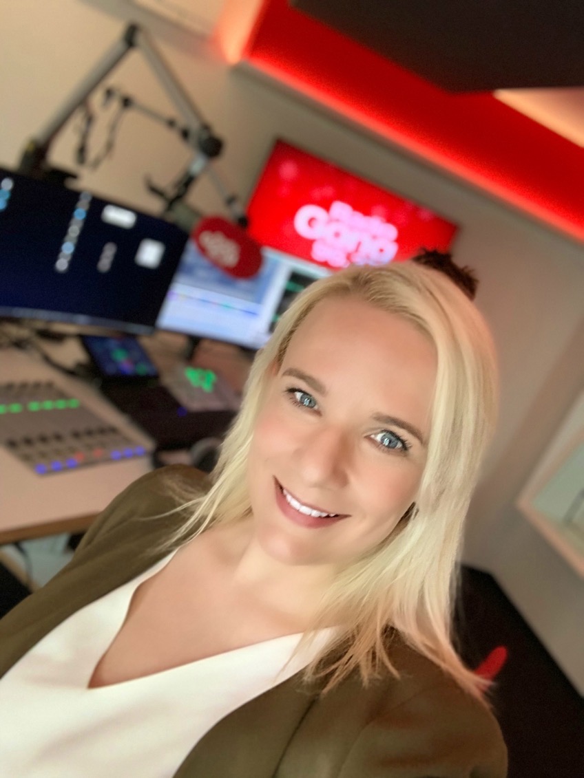 Silva Schwabe bei Radio Gong