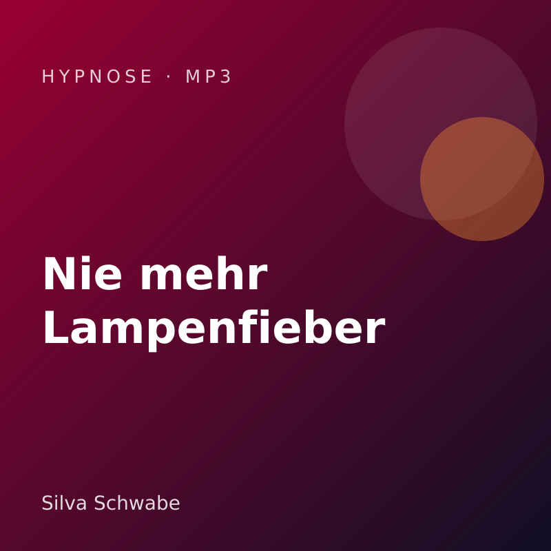 Cover: Nie mehr Lampenfieber