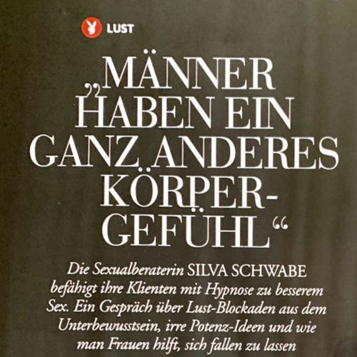 Silva Schwabe im Playboy